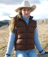 Heartland Amber Marshall Brown Puffer Vest